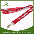 Screen Print Polyester Lanyard With Metal Clamp For Events